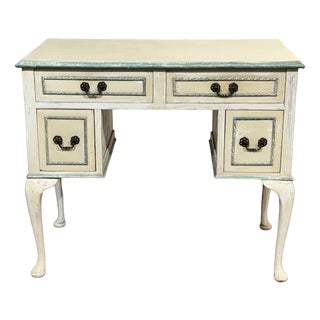 Vintage English Pine Desk, 1950s For Sale