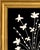 Contemporary Original Contemporary Black and White Framed Floral Painting For Sale - Image 3 of 3