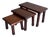 Brutalist Nesting Tables, 1970s, Set of 3 For Sale