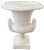 A handsome mid-20th century Italian ceramic urn in glossy white glaze. Inspired by classical antiquity, the vase features...
