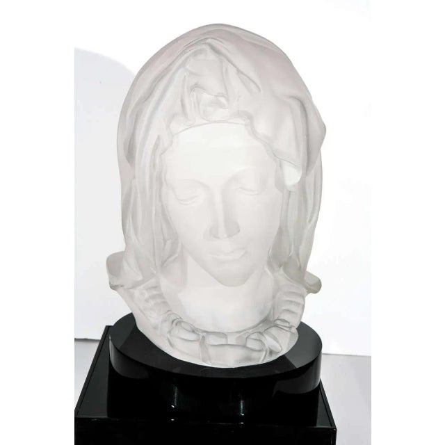 Renaissance Madonna De La Pieta Acrylic Sculpture For Sale - Image 3 of 10