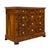 French French Restoration Burled Walnut Chest of Drawers With Carrara Marble, Circa 1830 For Sale - Image 3 of 9