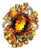 Bochic “Orient” Vintage Diamond, Citrine & Sapphire Ring Set In 18K Gold & Silve For Sale