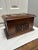 English Vintage English Carved Wood Humidor For Sale - Image 3 of 12