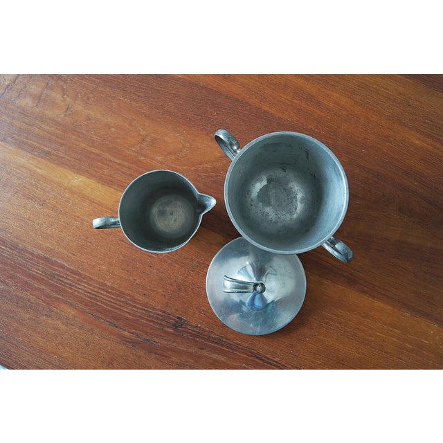 1920s Creamer and Sugar Bowl by Edvin Ollers, 1920 For Sale - Image 5 of 6
