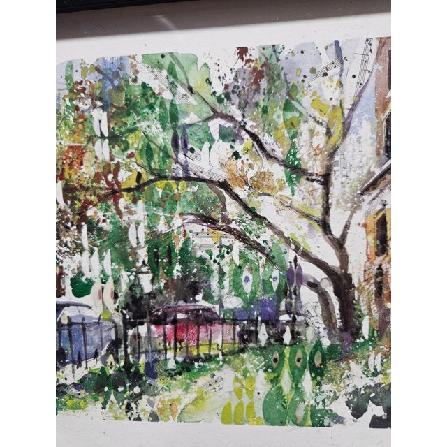 English Vintage Commonwealth in Bloom” by Misha Lenn - Seriolithograph W/ Coa For Sale - Image 3 of 9