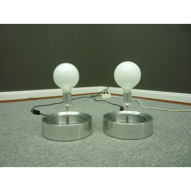 Space Age Ice Glass & Chrome Floor Lamps from Doria, 1960s, Set of 2 For Sale - Image 9 of 14