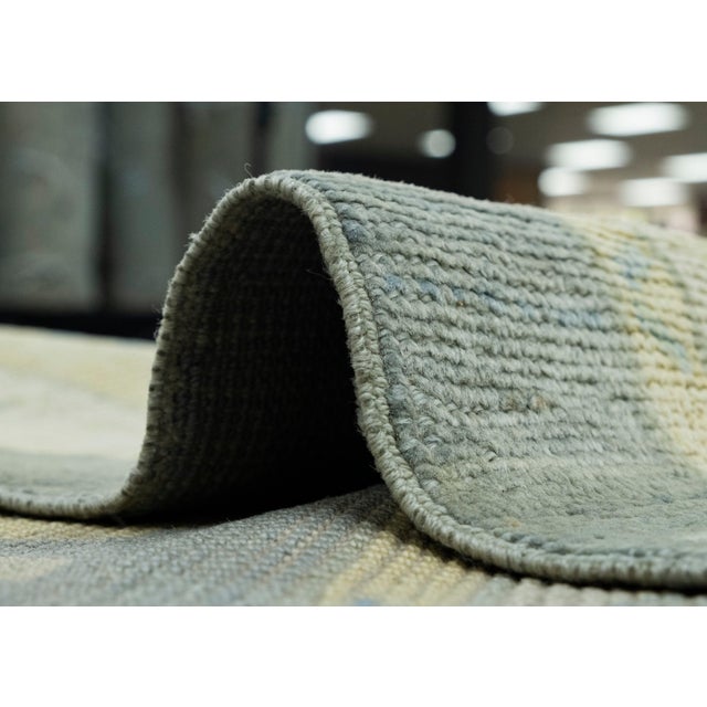 Black Turkish Oushak Rug 10'9" x 13'7" #18603 For Sale - Image 8 of 8