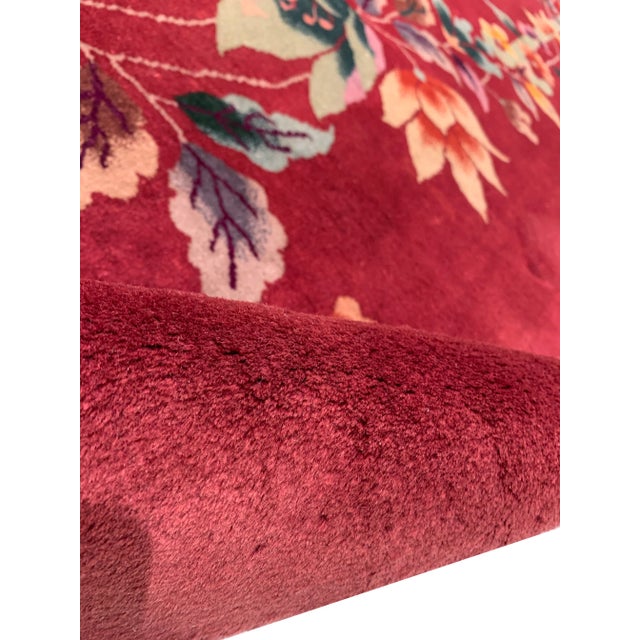 Antique Chinese Art Deco Rug For Sale - Image 11 of 12