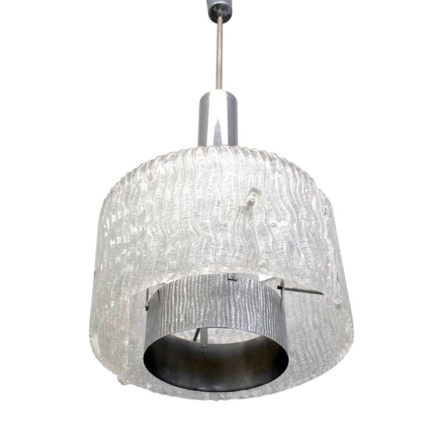 Art Deco Murano Glass Pendant Light from Kalmar For Sale