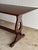 Late 19th Century Antique Oak Trestle Dining Table For Sale - Image 4 of 12