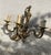 Louis XV Style Brass Chandeliers with 5 Bulbs, 1960s For Sale - Image 4 of 4