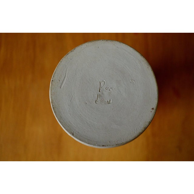 Primitive Bohemian Glazed Stoneware Vase, 1990s For Sale - Image 6 of 7
