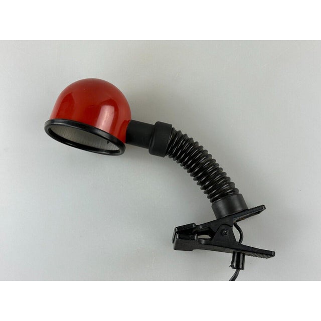 Space Age Gooseneck Clamp Lamp in Metal, 1960s For Sale - Image 12 of 14