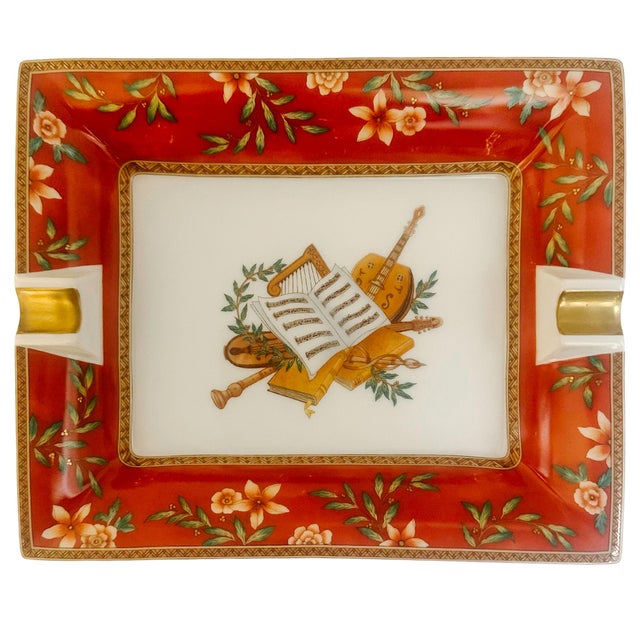 Ceramic French Limoges Porcelain Ashtray by Medard De Noblat, Amadeus Collection For Sale - Image 7 of 7