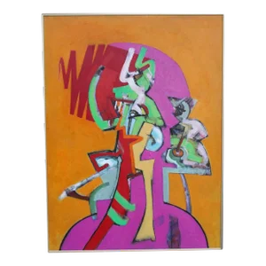 Abstract Mixed Media Painting by James L. Bruch