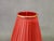 Mid-Century Danish Teak Table Lamp with Red Shade, 1960s For Sale - Image 4 of 10