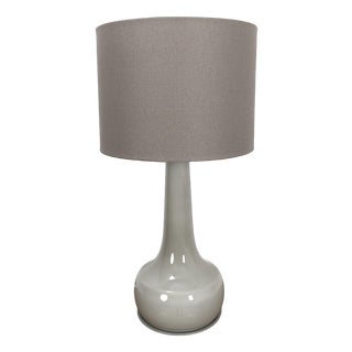 Vintage Glass Table Lamp For Sale