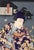 Mid 19th Century The Samurai Genta Kajiwara - Japanese Woodblock Diptych in Ink on Paper by Utagawa Yoshitora For Sale - Image 5 of 18