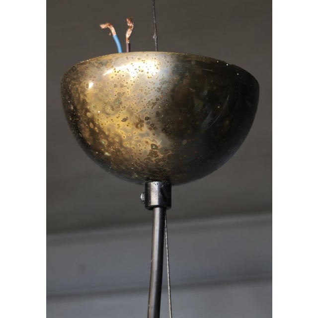 Italian Blue Murano Glass Modaluce Pendant and Wall Lamp Set, 1990s, Set of 2 For Sale - Image 11 of 18