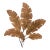 Picture 35" Tall Brown Metal Leaf Clutter Palm Art Wall Decor For Sale