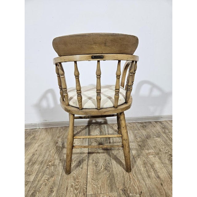 Antique Rustic Captain's Chair, 19th Century For Sale - Image 4 of 11