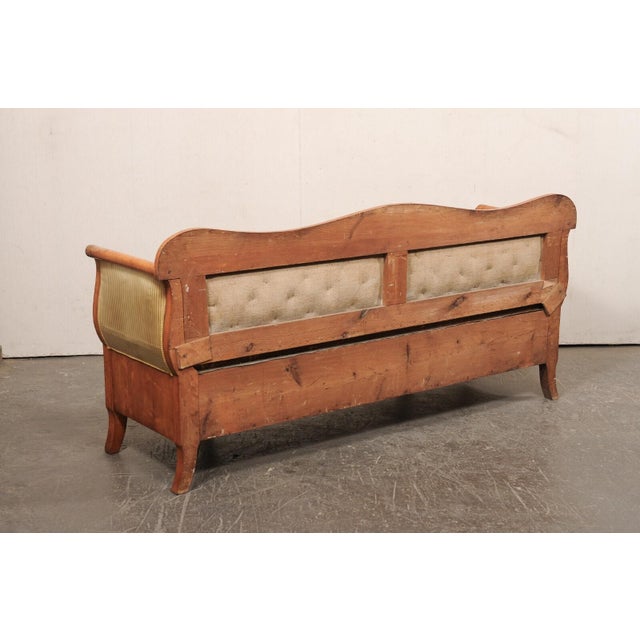 Mid 19th Century Swedish Biedermeier Curly Birch Sofa For Sale - Image 4 of 10