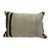 Turkish Hemp Pillow Cushion Natural Beige Black Pillow Cushion Cover 16" x 24" For Sale