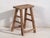 Brown Antique Asian Stools in Elm, 1900s, Set of 2 For Sale - Image 8 of 11
