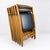Original vintage folding chairs ”Eden” designed Gio Ponti. Made in Yugoslavia in the 1970 at manufacture Stol Kamnik. It...