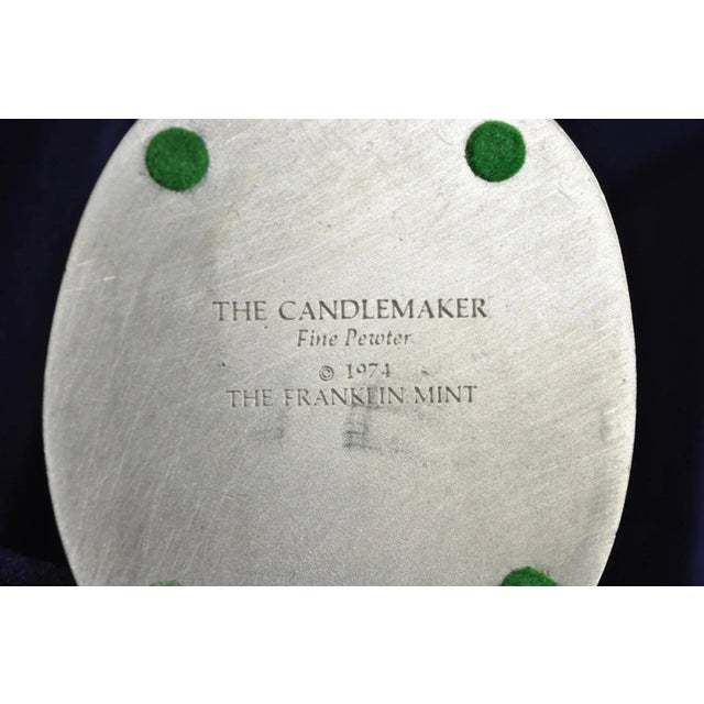 Vintage Franklin Mint 1974 Pewter People of Colonial America Full Figurine Set- 13 Pieces For Sale - Image 9 of 14