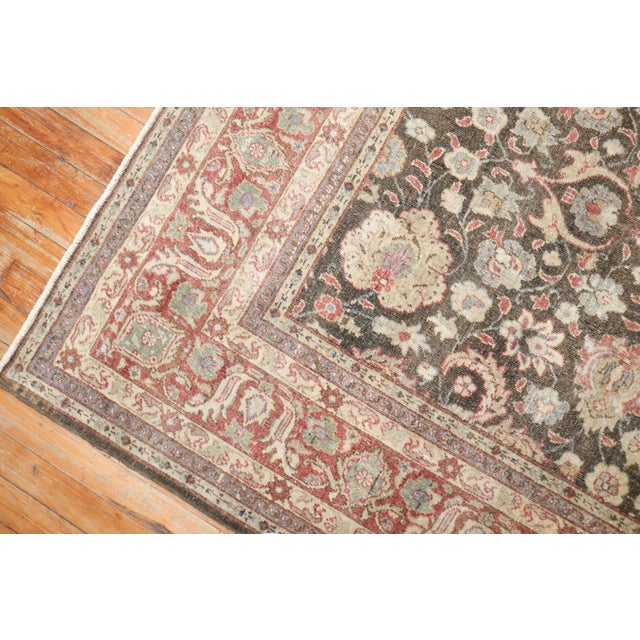 Mid 20th Century Brown Turkish Sivas Rug For Sale In New York - Image 6 of 18