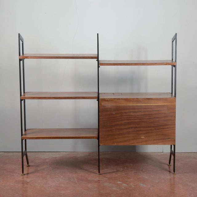 Mid-Century Modern Open Bookcase, 1960s For Sale - Image 11 of 18
