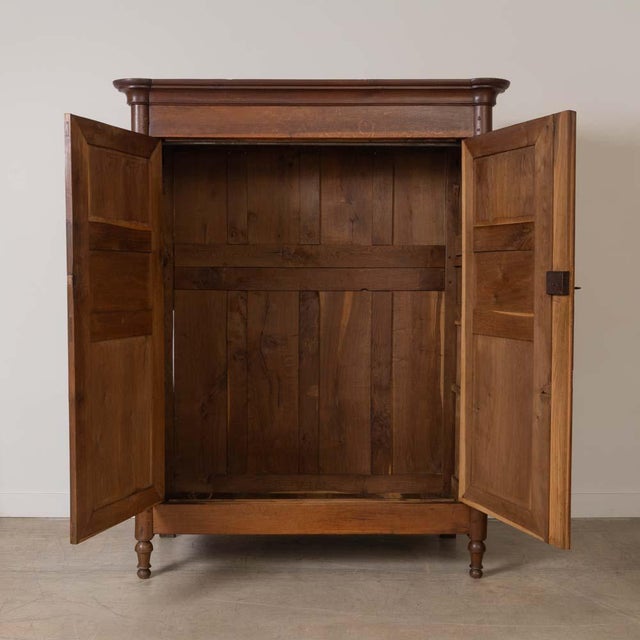 French 19th Century French Wood Wardrobe For Sale - Image 3 of 18