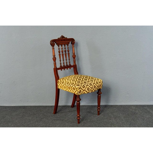 Object: Set of 4 chairs Epoch & style: Wilhelminian period - second half of the 19th century Features - rare, elegant and...