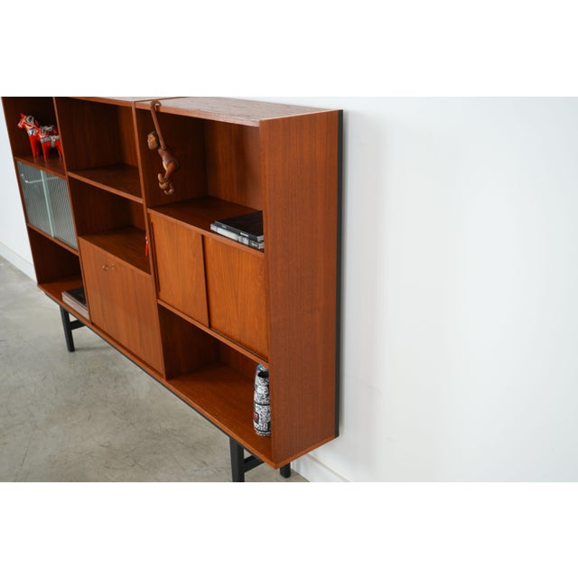 Danish Teak Bookcase, 1970s For Sale - Image 15 of 18