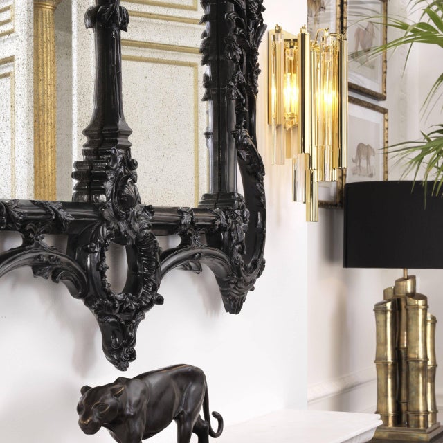 Eichholtz Gigi Gold Wall Lamp Chairish