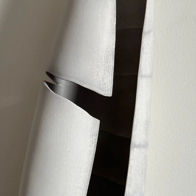 Contemporary Porcelain Wall Art / Hanging Vessel by Ceramic Artist, Paula Murray For Sale In New York - Image 6 of 11