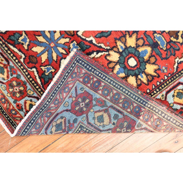 Late 19th Century Zabihi Collection Qashqai Rug - 3'2" x 4'1" For Sale - Image 4 of 8