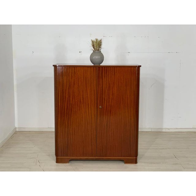 Vintage Linen Highboard Cabinet For Sale - Image 13 of 13