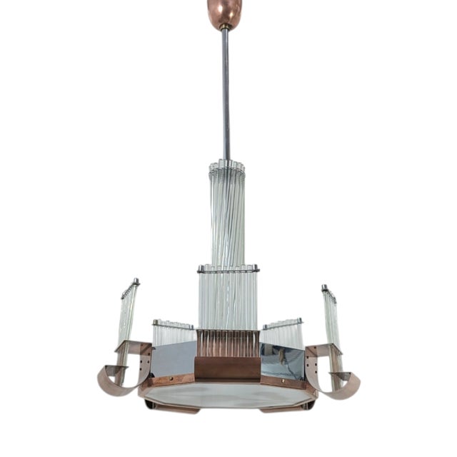 Art Deco Pendant Lamp, 1930s For Sale