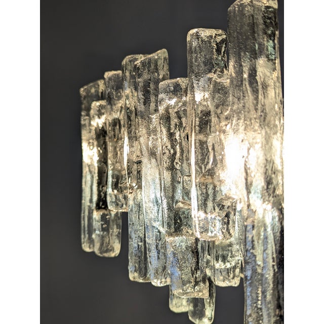 Ice Crystal Lamp by Kalmar for J.T. Kalmar, 1970s For Sale - Image 9 of 12