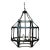 Mid 20th Century Octagonal Lantern Chandelier With Verdigris Finish For Sale