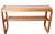 Mid 20th Century Mod Lou Hodges Oak and Glass Console Table For Sale - Image 9 of 18