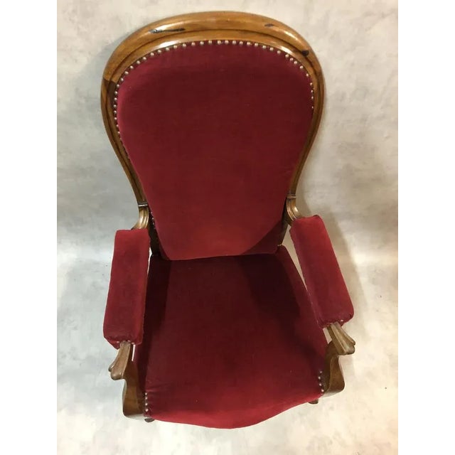 Antique Lounge Chair For Sale - Image 4 of 9