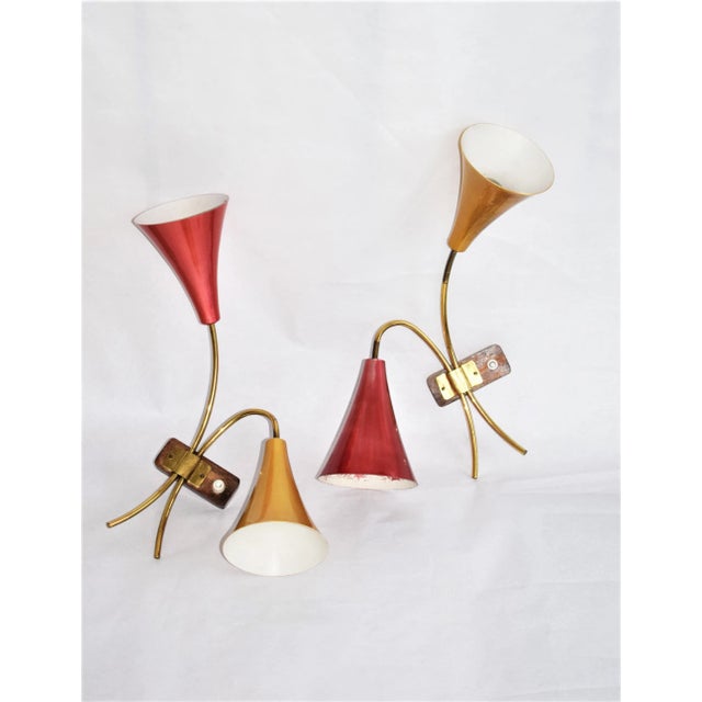 1950s Sconces from Rupert Nikoll, 1950s, Set of 2 For Sale - Image 5 of 8