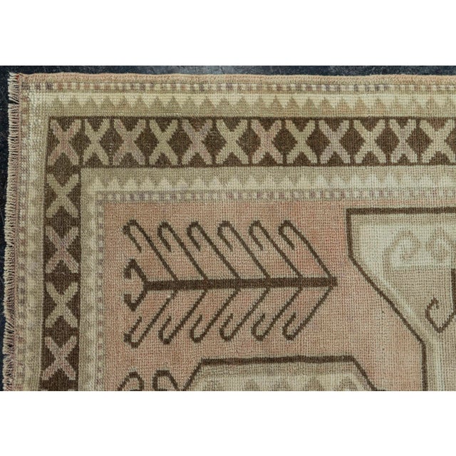 Early 21st Century Turkish Vintage Rug 4' x 6'6" #19823 For Sale - Image 5 of 8