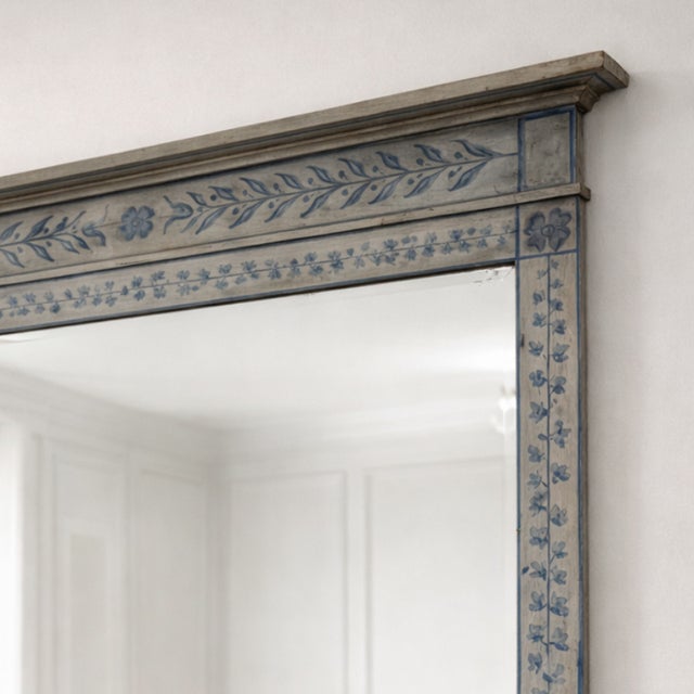 Venetian Polychrome Mirror, 19th Century For Sale - Image 3 of 4