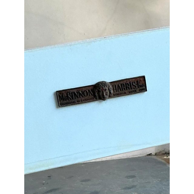 Neoclassical Vintage Boho McKinnon Harris Cast Aluminum “Spotswood” Sideboard For Sale - Image 3 of 8