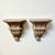 Mid-Century Hollywood Regency Classic Roman Faux Concrete Wall Brackets - A Pair For Sale - Image 4 of 12